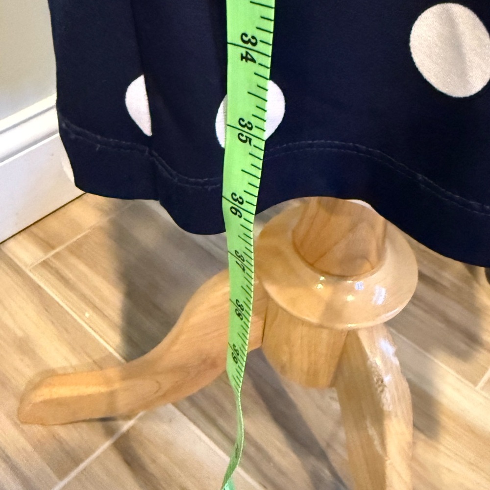 Eliza J. Navy Polka Dot Dress - classy look! - Picture 6 of 12